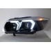 BMW E90 05-12 Black Projector Headlamp w Crystal Bar V3 ( G20 LCI Style )